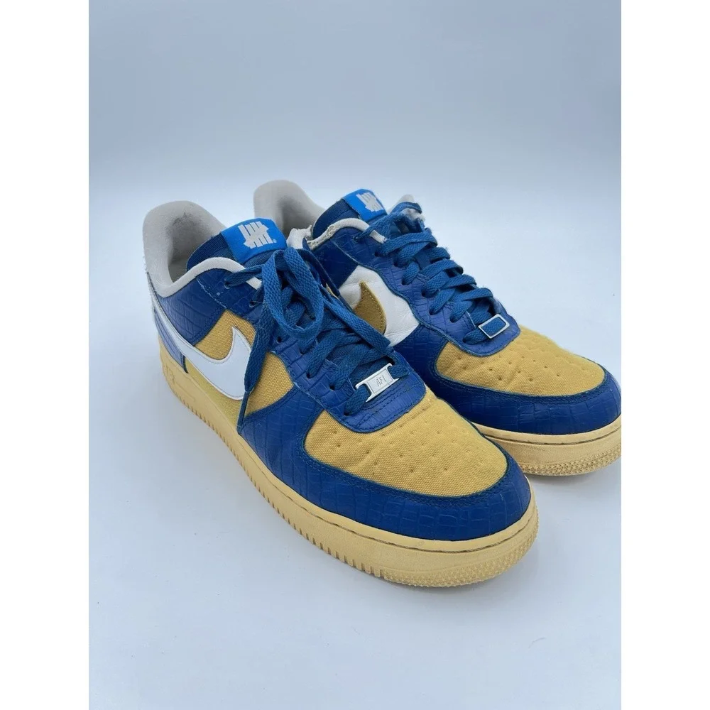 Nike Dunk Low Retro Blue Yellow Sneakers Men's Athletic Shoes Size 13